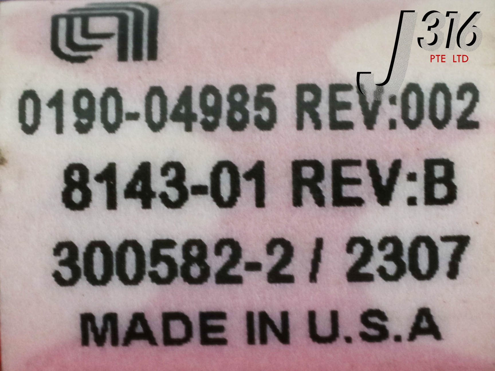 13745 APPLIED MATERIALS HOSE ASSEMBLY CATHODE TO BLK HD, 1/2 TS
